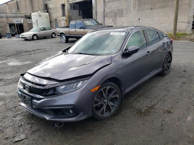 2HGFC2F89KH511264 - 2019 HONDA CIVIC SPOR CHARCOAL photo 2