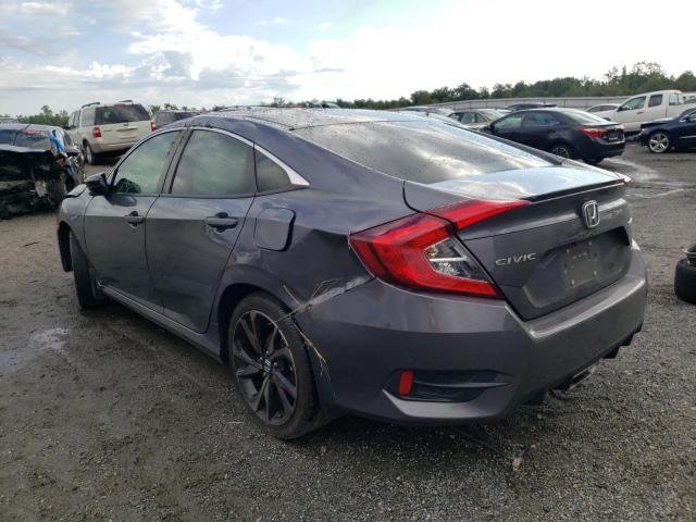 2HGFC2F89KH511264 - 2019 HONDA CIVIC SPOR CHARCOAL photo 3