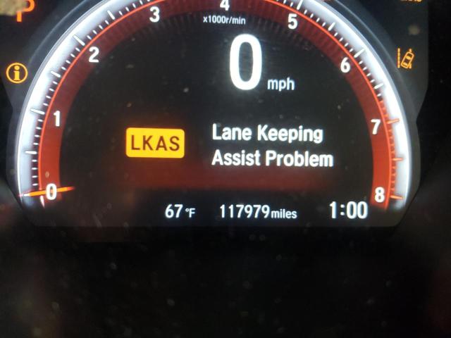 2HGFC2F89KH511264 - 2019 HONDA CIVIC SPOR CHARCOAL photo 8