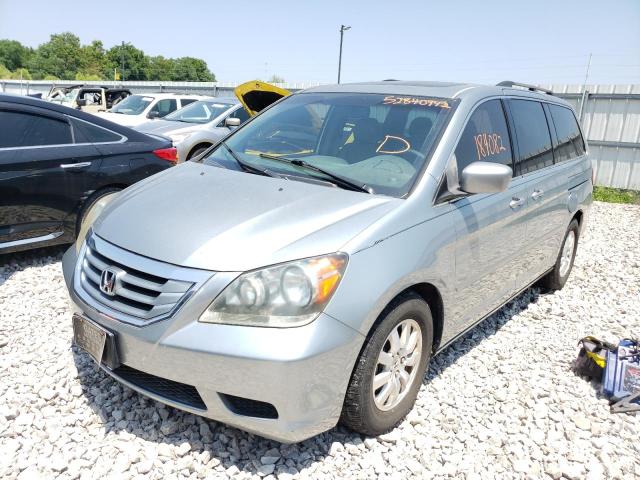 5FNRL38638B006543 - 2008 HONDA ODYSSEY EX SILVER photo 2