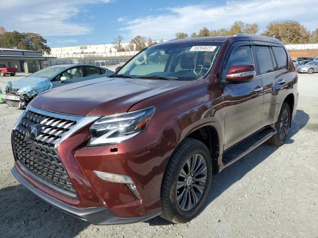 JTJAM7BX1M5289634 - 2021 LEXUS GX 460 PRE BURGUNDY photo 2