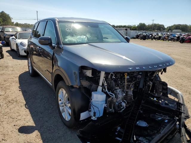 5XYP24HC6NG242257 - 2022 KIA TELLURIDE GRAY photo 1