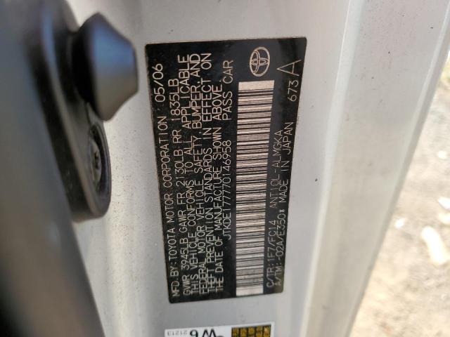 JTKDE177770146958 - 2007 TOYOTA SCION TC 银色 照片 10