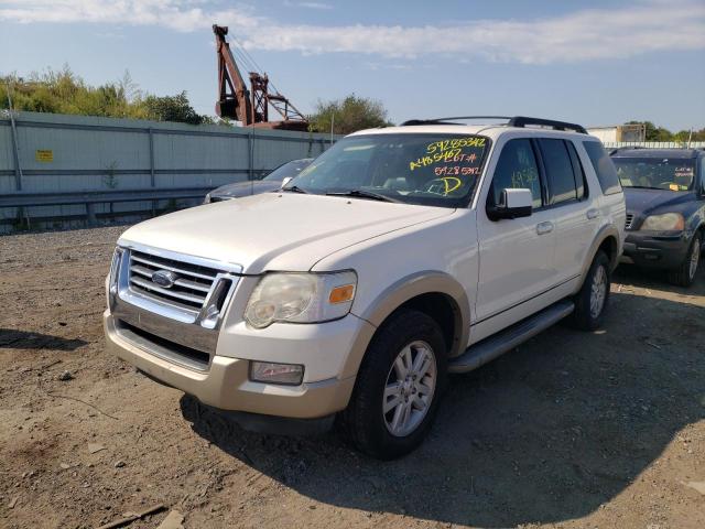 1FMEU7EE2AUA85467 - 2010 FORD EXPLORER WHITE photo 2