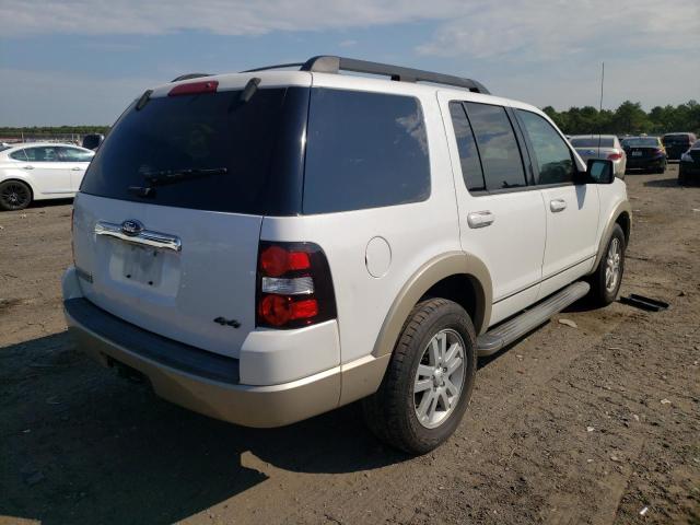 1FMEU7EE2AUA85467 - 2010 FORD EXPLORER WHITE photo 4