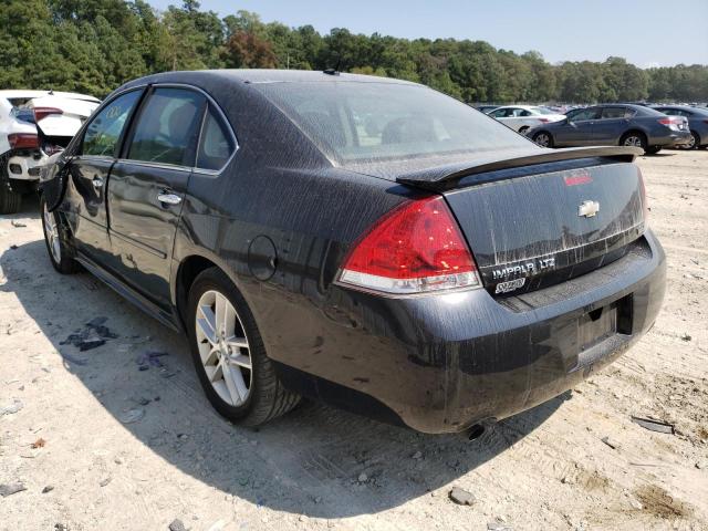 2G1WC5E30D1239701 - 2013 CHEVROLET IMPALA BLACK photo 3