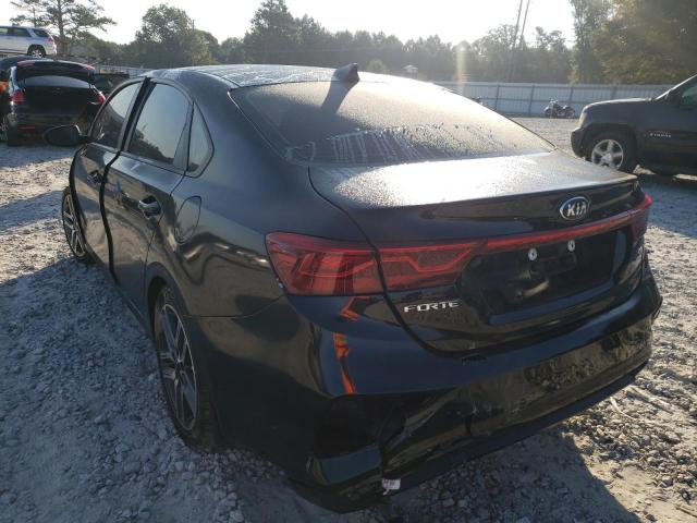 3KPF34AD6KE025151 - 2019 KIA FORTE GT L BLACK photo 3