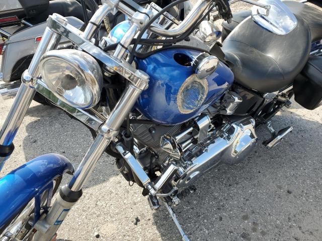 1HD1BV5187Y011481 - 2007 HARLEY-DAVIDSON FXST BLUE photo 9