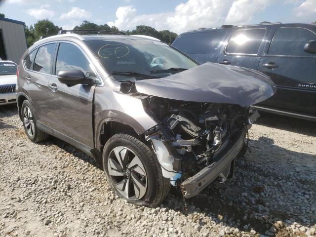 5J6RM4H93GL031574 - 2016 HONDA CR-V TOURI GRAY photo 1