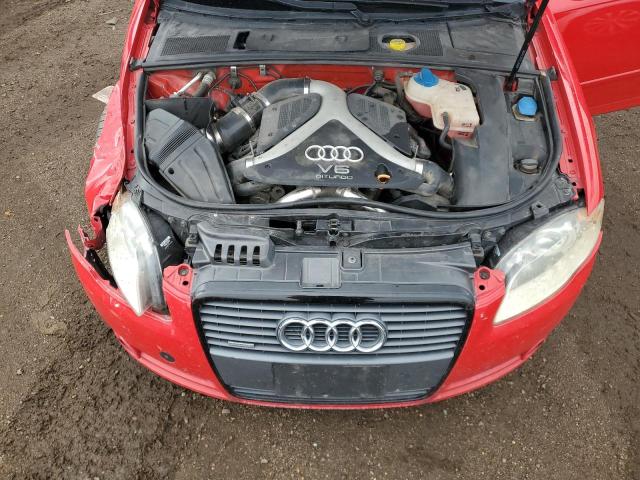 WAUDF78E16A231594 - 2006 AUDI ALL MODELS RED photo 7