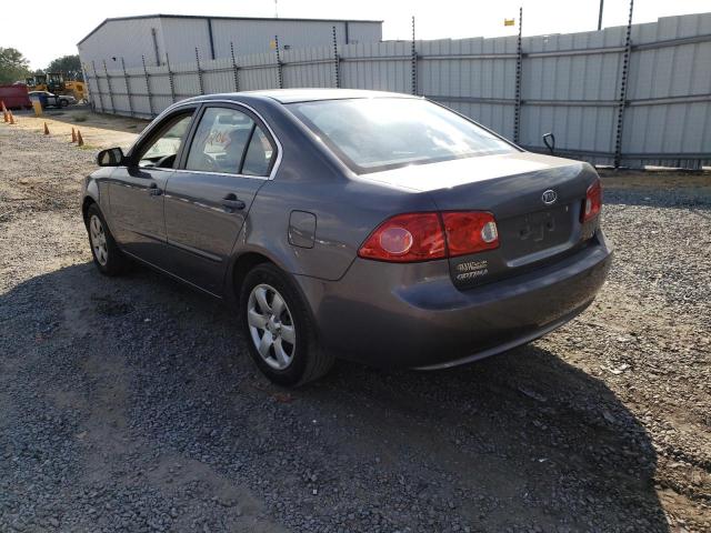 KNAGE123065030783 - 2006 KIA OPTIMA LX/ GRAY photo 3