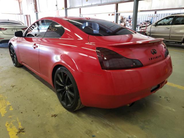 JNKCV64E28M126225 - 2008 INFINITI G37 BASE RED photo 3