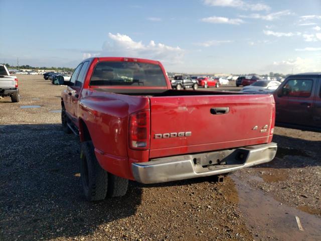 3D7MU48C84G147945 - 2004 DODGE RAM 3500 S RED photo 3