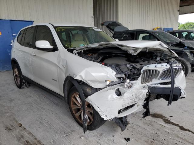 5UXWX9C51E0D31549 - 2014 BMW X3 WHITE photo 1