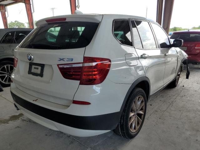 5UXWX9C51E0D31549 - 2014 BMW X3 WHITE photo 4