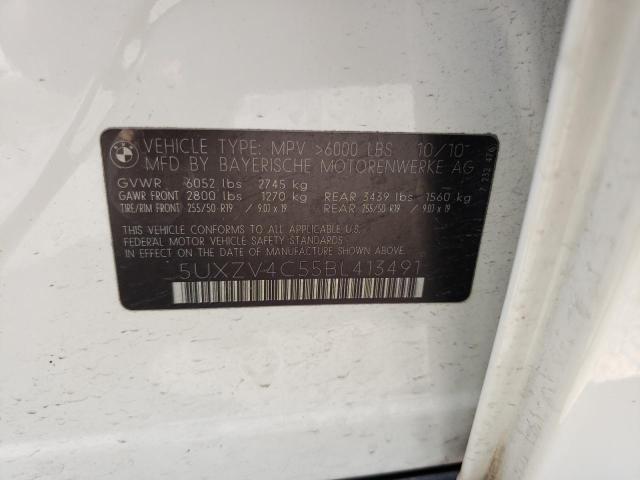 5UXZV4C55BL413491 - 2011 BMW X5 XDRIVE35I  fotoğraf 10
