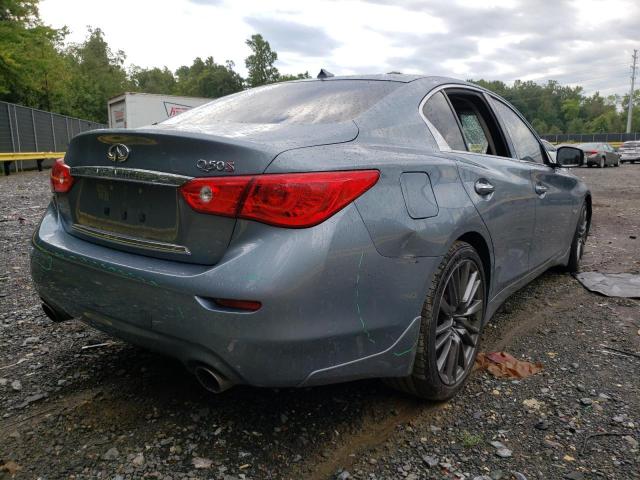 JN1FV7AP5HM850665 - 2017 INFINITI Q50 RED SP GRAY photo 4