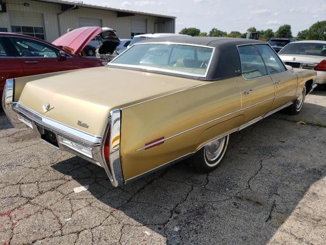 6D49R2Q131005 - 1972 CADILLAC DEVILLE DE GOLD photo 4