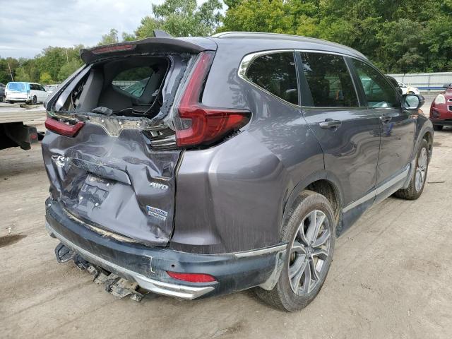 7FART6H9XME014536 - 2021 HONDA CR-V TOURI GRAY photo 4