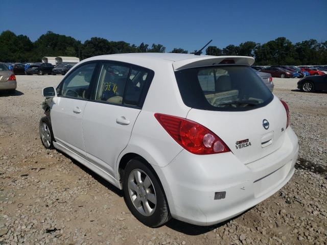 3N1BC1CP9BL517613 - 2011 NISSAN VERSA S WHITE photo 3