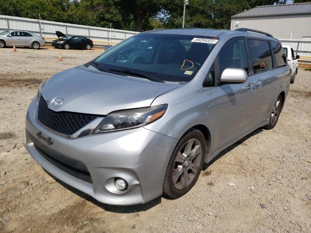 5TDXK3DC8FS648593 - 2015 TOYOTA SIENNA SPO SILVER photo 2