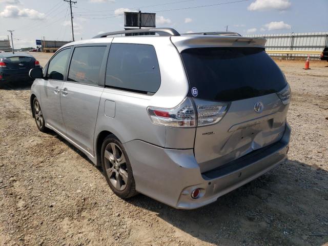 5TDXK3DC8FS648593 - 2015 TOYOTA SIENNA SPO SILVER photo 3