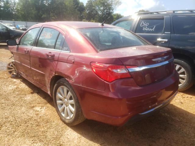 1C3CCBBB5DN666122 - 2013 CHRYSLER 200 TOURIN MAROON photo 3