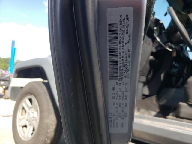 1C4AJWAG8HL646476 - 2017 JEEP WRANGLER S GRAY photo 10