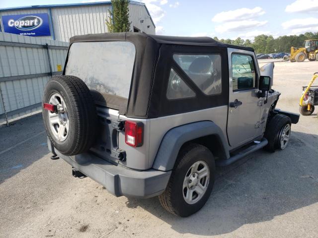 1C4AJWAG8HL646476 - 2017 JEEP WRANGLER S GRAY photo 4