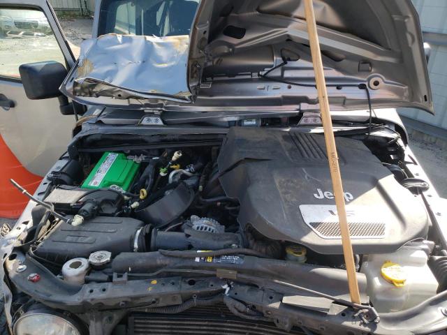 1C4AJWAG8HL646476 - 2017 JEEP WRANGLER S GRAY photo 7