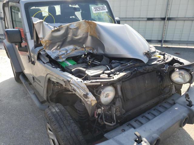 1C4AJWAG8HL646476 - 2017 JEEP WRANGLER S GRAY photo 9