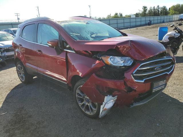 MAJ6P1WL1JC182407 - 2018 FORD ECOSPORT T MAROON photo 1