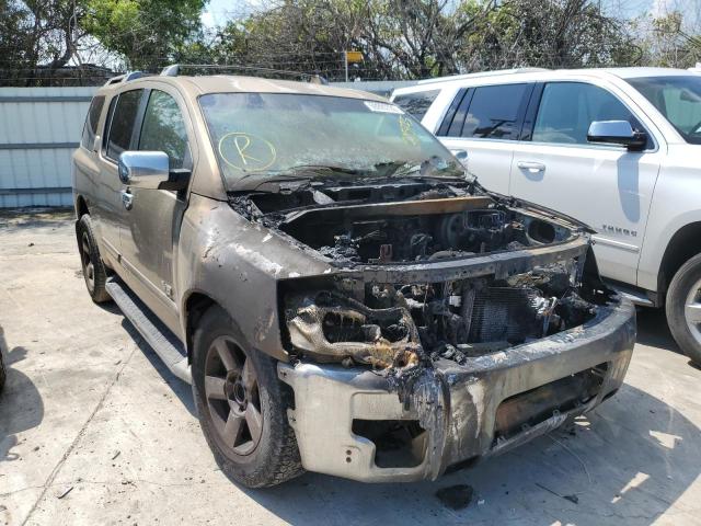 5N1AA08A15N705975 - 2005 NISSAN ARMADA SE BROWN photo 1