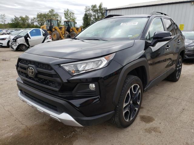 2T3J1RFV1MW154999 - 2021 TOYOTA RAV4 ADVEN BLACK photo 2