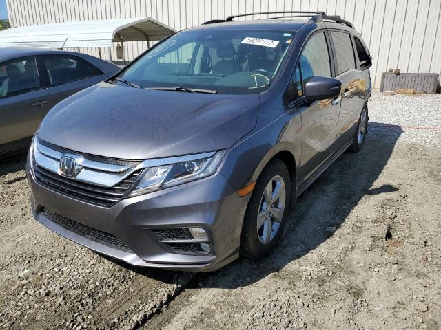 5FNRL6H71JB041789 - 2018 HONDA ODYSSEY EX GRAY photo 2