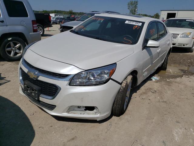 1G11C5SL1FF347304 - 2015 CHEVROLET MALIBU 1LT თეთრი ფოტო 2