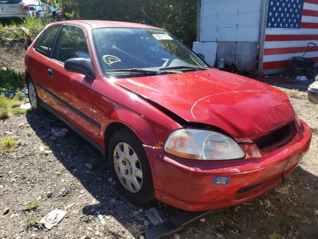 2HGEJ6341WH122652 - 1998 HONDA CIVIC DX RED photo 1