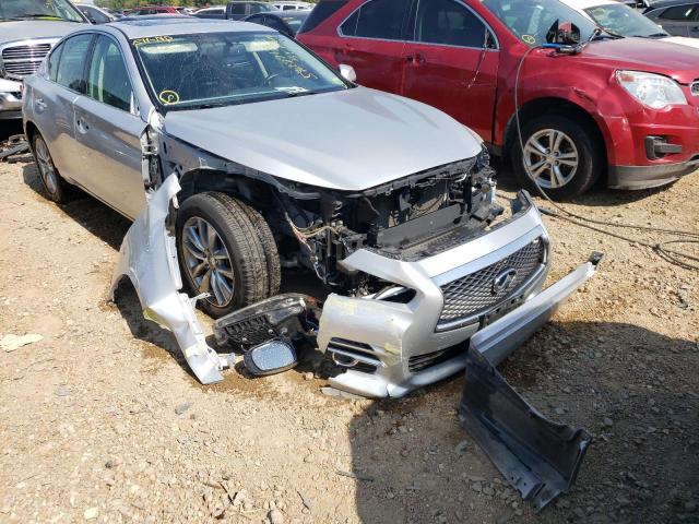 JN1BV7AR5EM681646 - 2014 INFINITI Q50 BASE SILVER photo 1