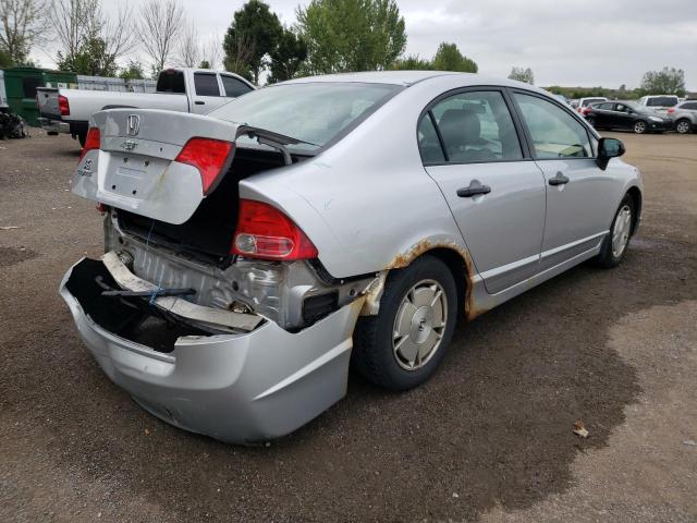 2HGFA16418H118042 - 2008 HONDA CIVIC DX-G SILVER photo 4