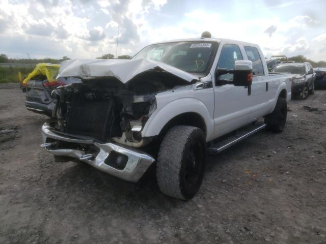 1FT7W2B69FEA31432 - 2015 FORD F250 SUPER WHITE photo 2