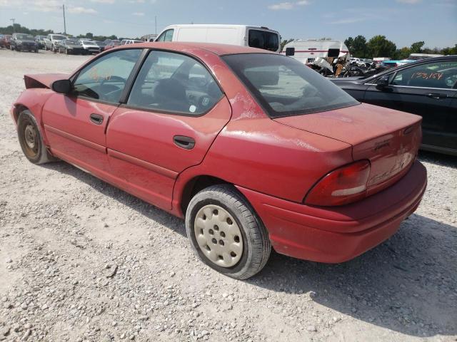 1P3ES47C9WD560205 - 1998 PLYMOUTH NEON HIGHL RED photo 3