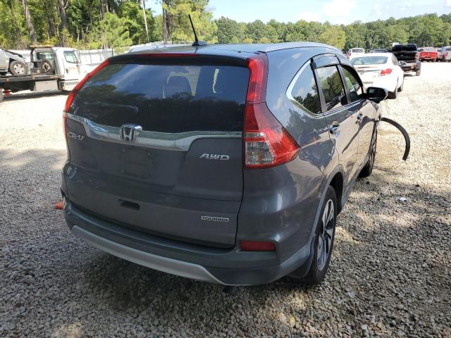 5J6RM4H93FL100469 - 2015 HONDA CR-V TOURI SILVER photo 4