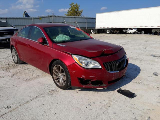 2G4GK5EX3E9253575 - 2014 BUICK REGAL RED photo 1