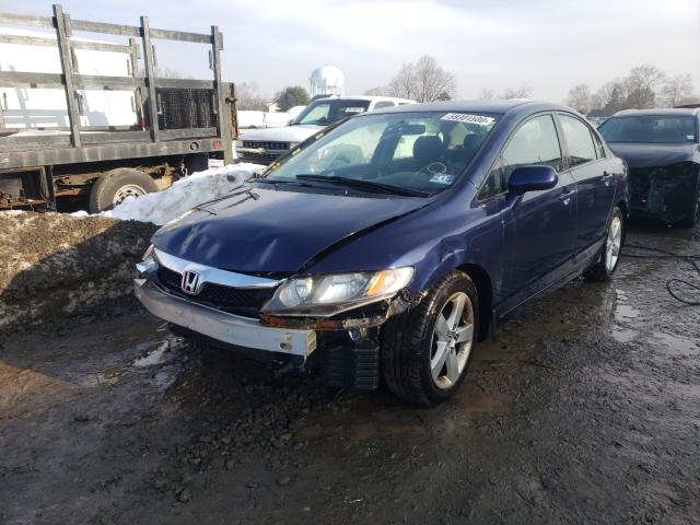 2HGFA1F62AH556124 - 2010 HONDA CIVIC LX-S ლურჯი ფოტო 2