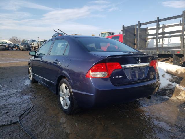 2HGFA1F62AH556124 - 2010 HONDA CIVIC LX-S ლურჯი ფოტო 3