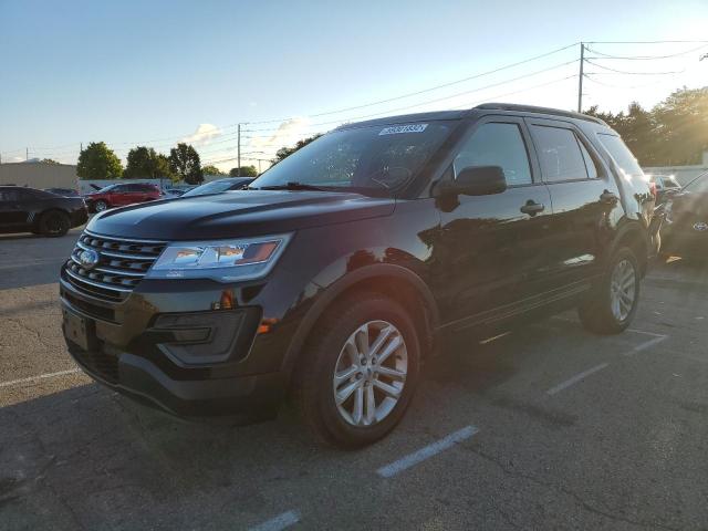 1FM5K8B85HGE41249 - 2017 FORD EXPLORER BLACK photo 2