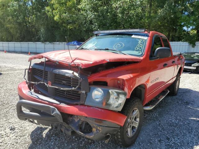 1D7HU18P17S243903 - 2007 DODGE RAM 1500 S RED photo 2