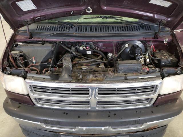 2B6HB21X0TK182939 - 1996 DODGE RAM VAN B2 PURPLE photo 7