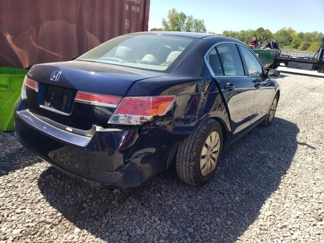 1HGCP2F30CA155959 - 2012 HONDA ACCORD LX BLUE photo 4