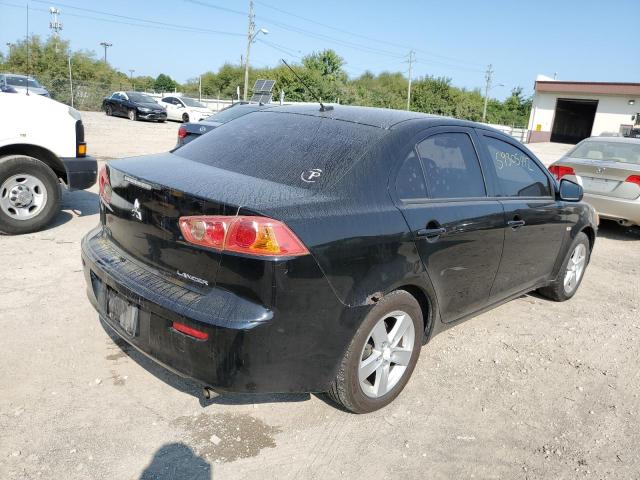 JA3AU26U48U012864 - 2008 MITSUBISHI LANCER ES BLACK photo 4